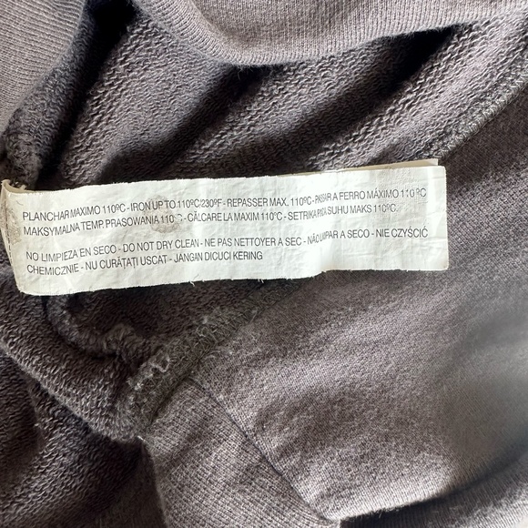 Zara Sleeveless V-Neck Knit Sweater Dress Dove Slate Sz S - Picture 8 of 11